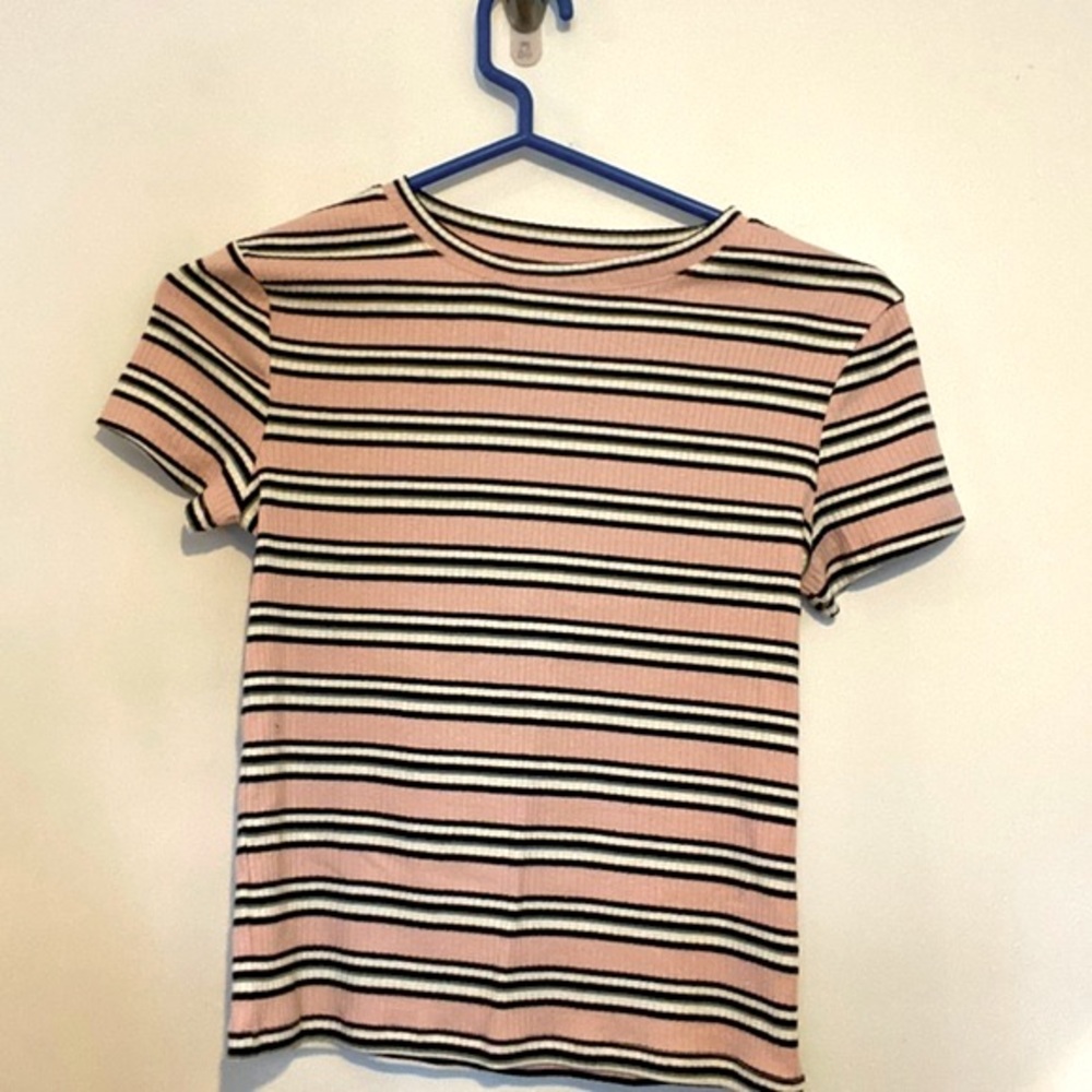 H&M Short Sleeved Striped Tee